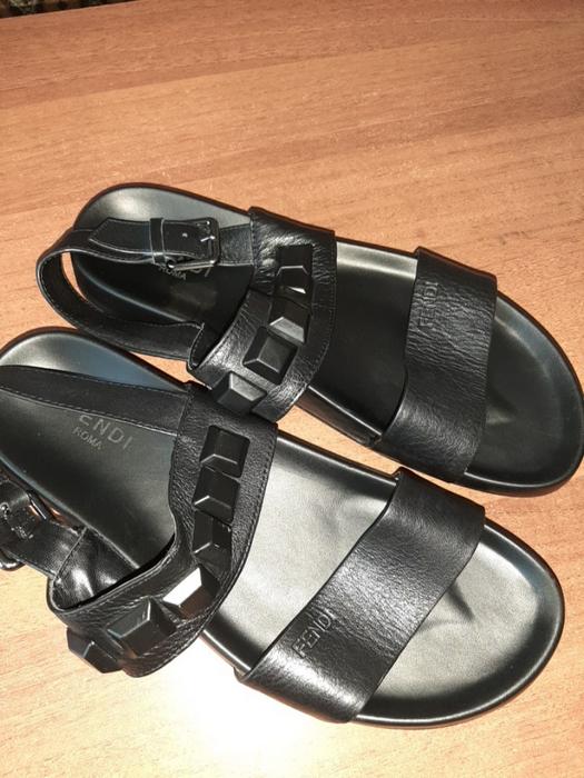 Босоножки женские Fendi кожаные оригинал photo 1
