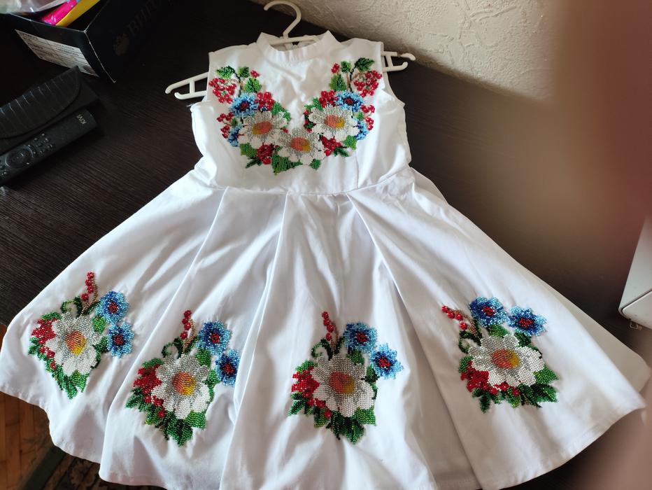 Плаття вишите бісером для дівчинки photo 1