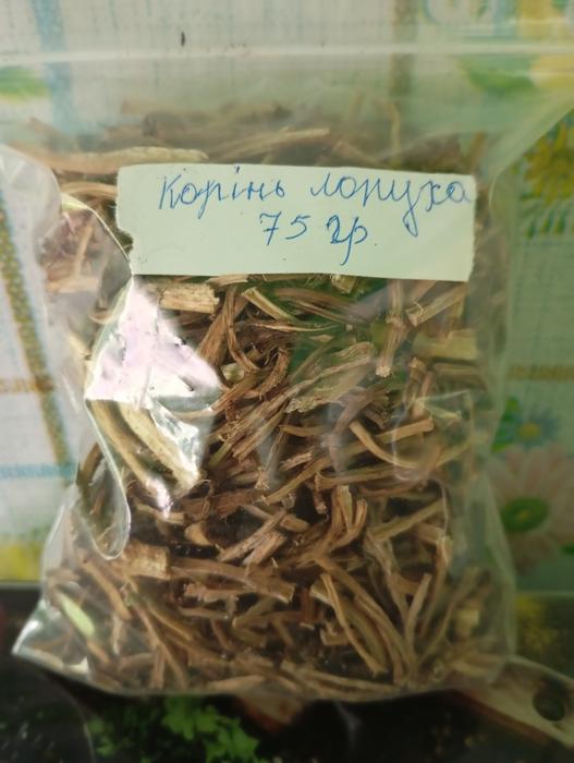 Лопуха корінь, лист сушений photo 1