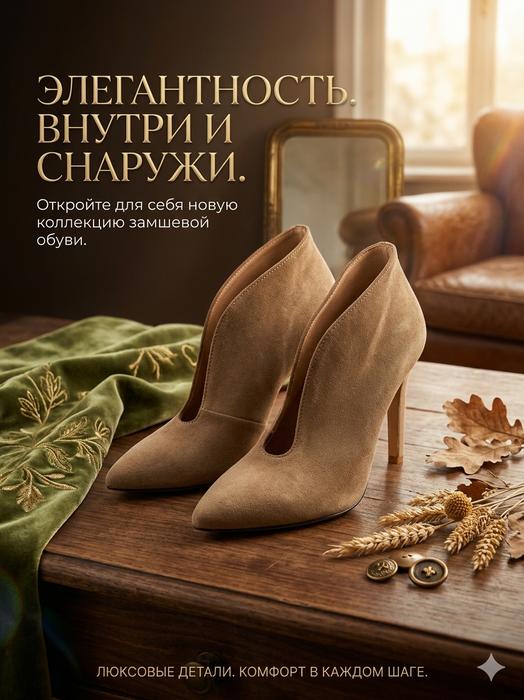 Продам замшевые женские туфли photo 1