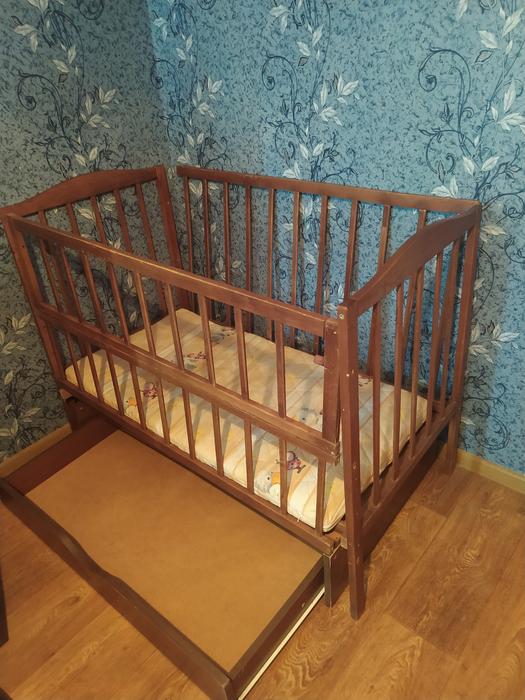 Продам дитяче ліжечко для немовлят,+ матрац фото 2