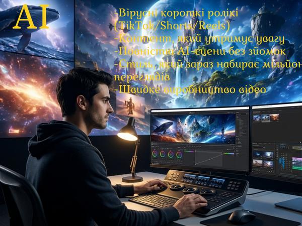 Створюю сучасні AI-відео нового покоління фото
