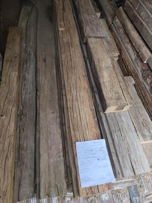 Продаємо дубові амбарні бруси зі старовинної дерев фото 6