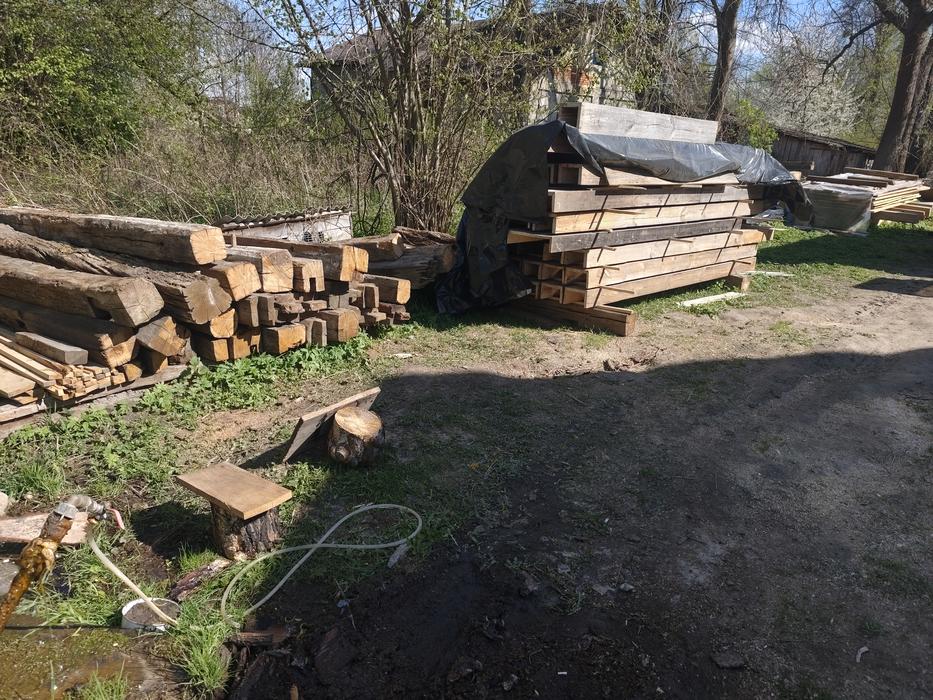 Продаємо дубові амбарні бруси зі старовинної дерев фото 8