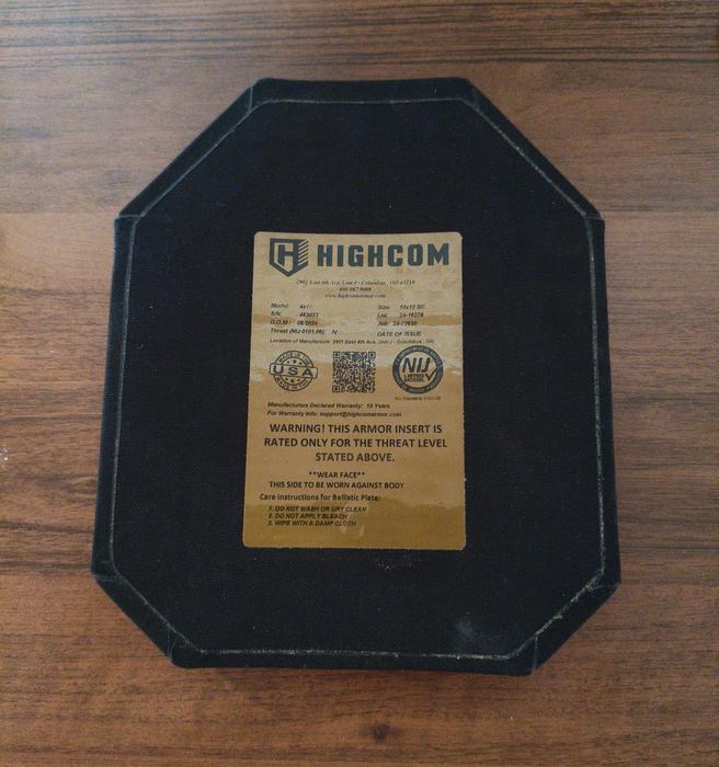 Бронеплита HighCom Guardian 4s17 (NIJ IV / 6 клас) фото 1