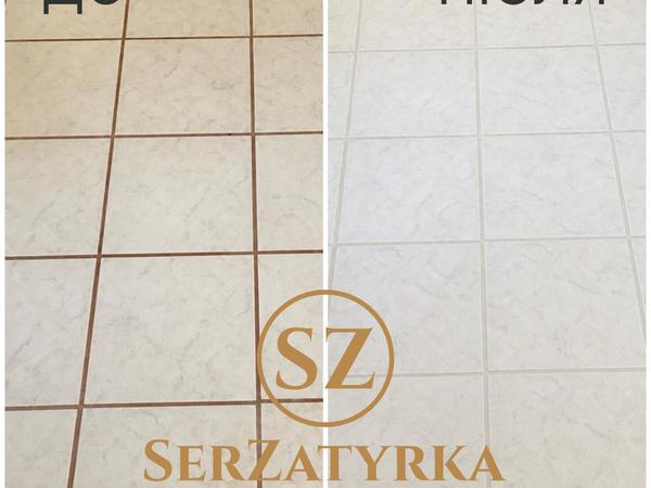 Заміна затирки між плиткою Львів | SERZATYRKA фото