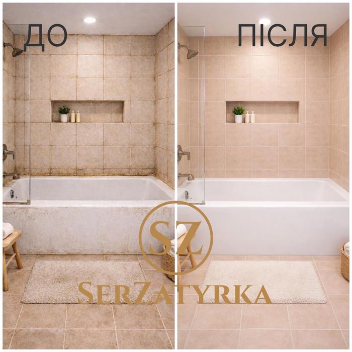 Заміна затирки між плиткою Львів | SERZATYKA фото 8