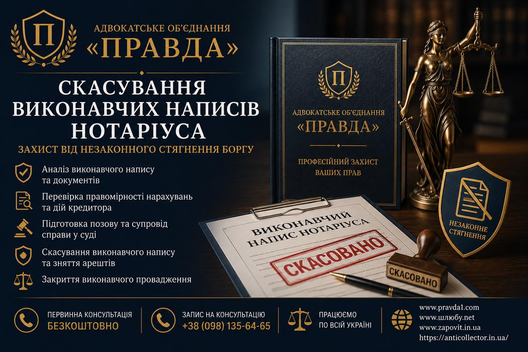 Скасування виконавчого напису нотаріуса фото 2
