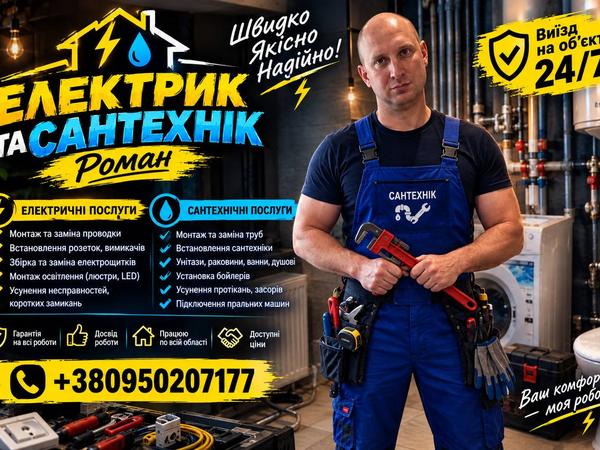 Сантехніка Електрика фото