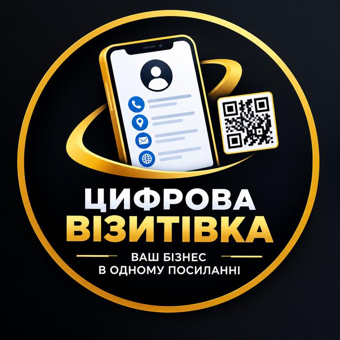ФАХІВЕЦЬ ЗІ СТВОРЕННЯ ЕЛЕКТРОННИХ ВІЗИТІВОК! фото 1