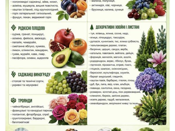 Продаю саджанці для саду photo
